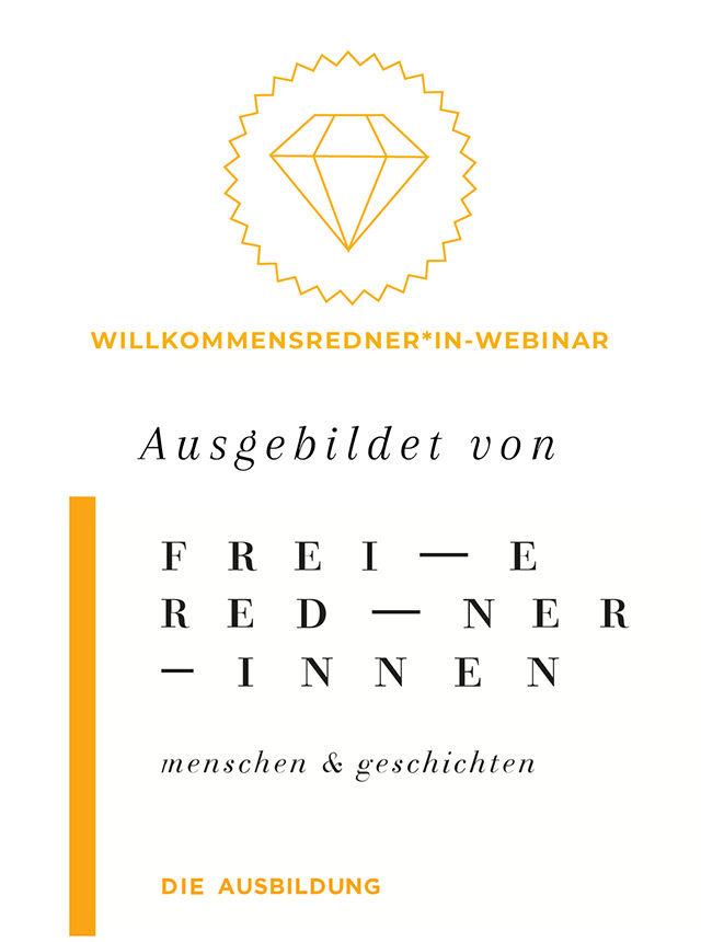 Siegel Willkommensrednerin